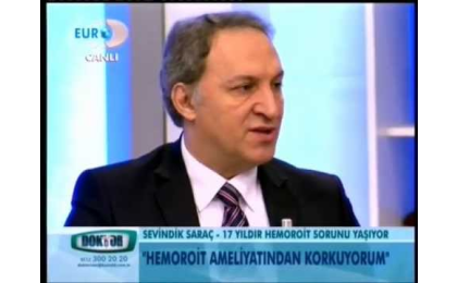 Prof. Dr. Erhun Eyüboğlu,Erhun Eyüboğlu,Kabızlık sorunu,Hemoroid tedavisi,hemoroid